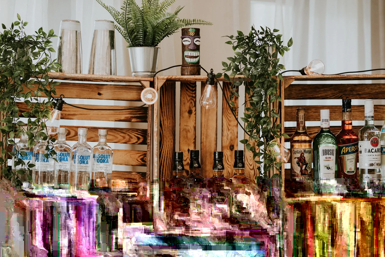 Mobilny Bar Rustykalny